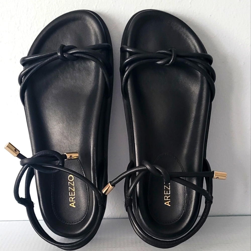 AREZZO Camila Footbed Sandals 7B - Picture 2 of 6